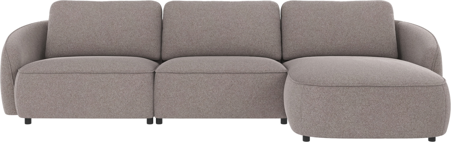 Chaiselongsofa Højrevendt Rowico Norris Gråbeige Brenda Stof 319 Bred Nordisk Komfort