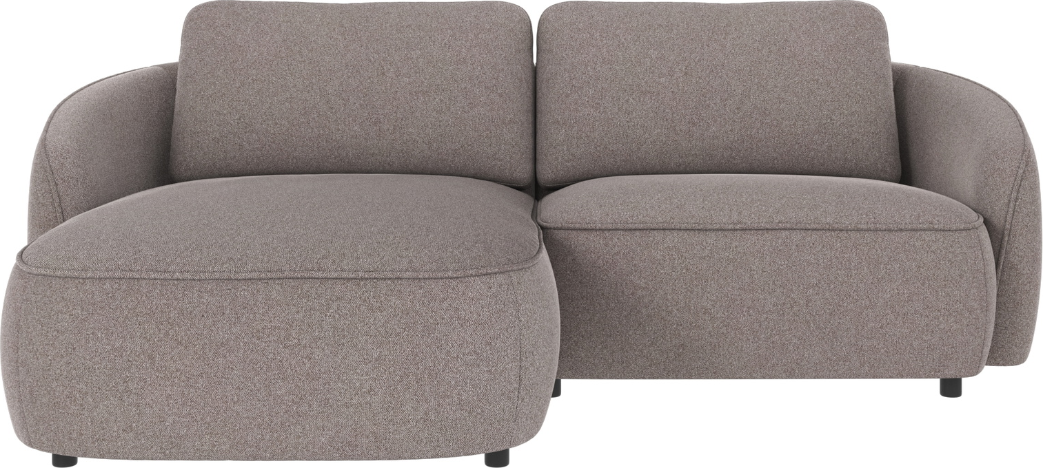 Chaiselongsofa Rowico Norris Venstrevendt Gråbeige Brenda Stof 226ã 162ã 80