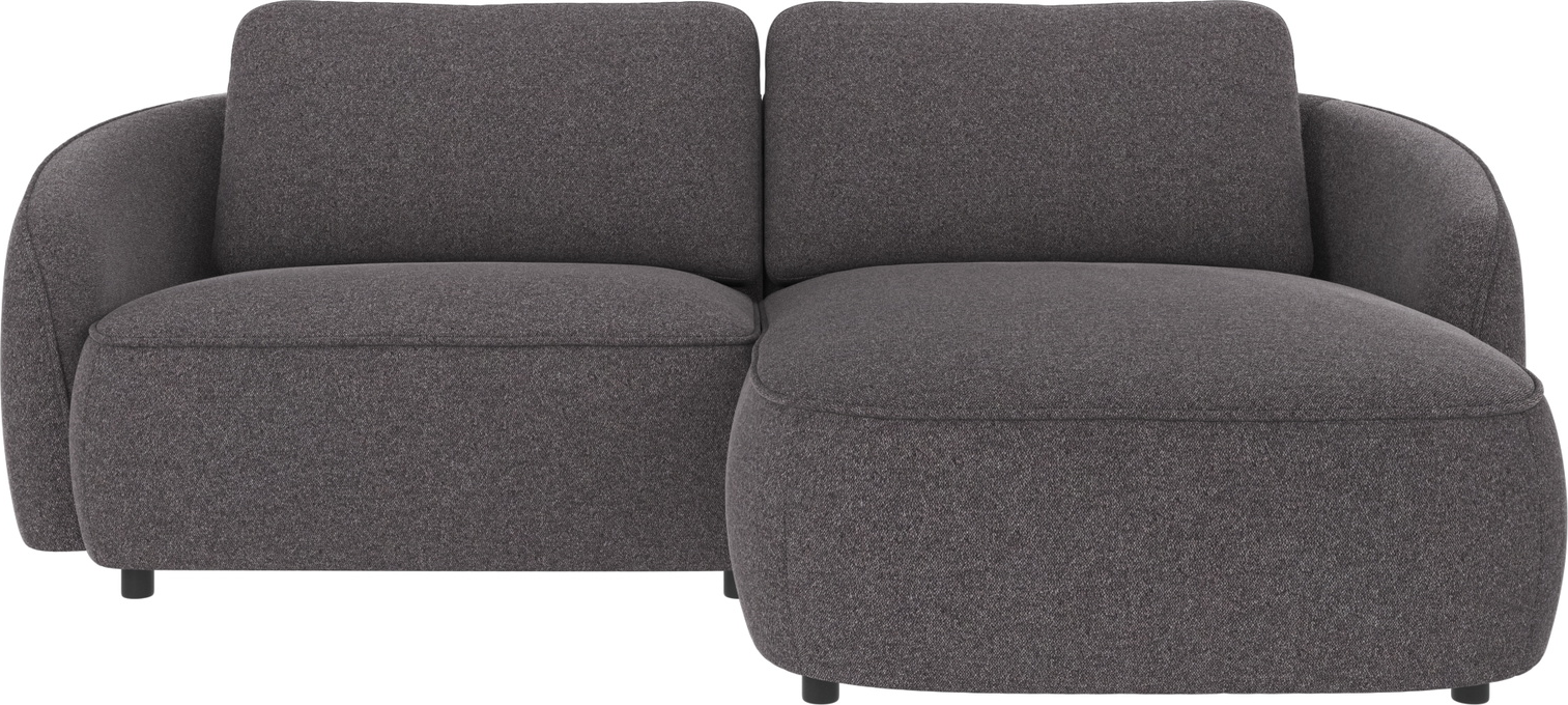 Chaiselongsofa Højrevendt Rowico Norris Mørkegråt Brenda Stof 226x162