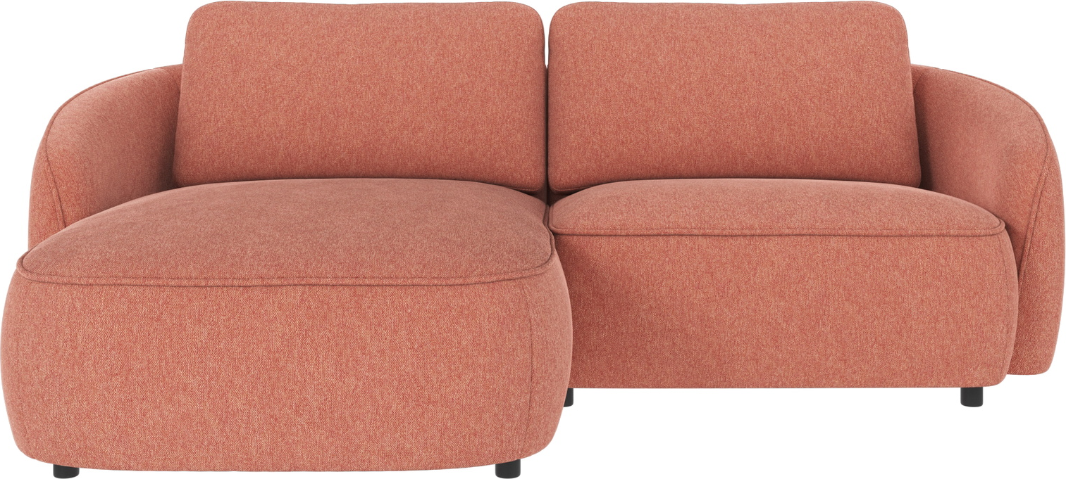 Chaiselongsofa Venstrevendt Rowico Norris Rød Brenda-stof 226x162x80