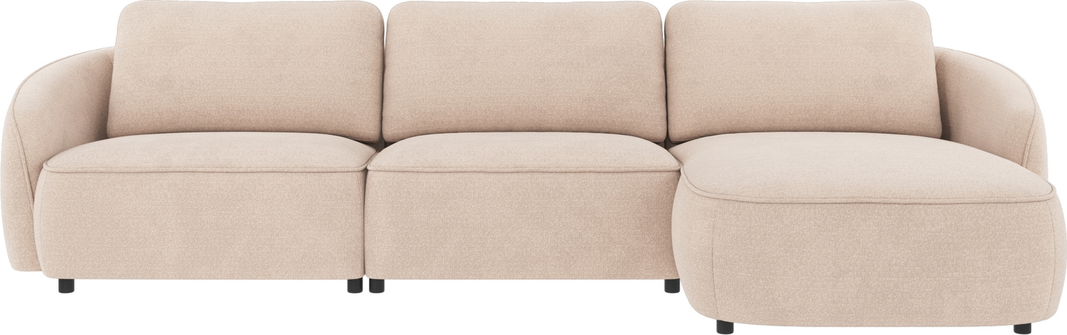 Chaiselongsofa Loungesofa Højrevendt Rowico Norris Rita Lysebeige 319ã 162