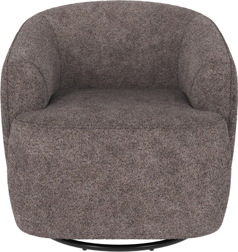 Loungestol Rowico Dermot Mørkegråt Anna Polyester Med 360 Dreje- Vuggemekanisme Fsc 78x85x90