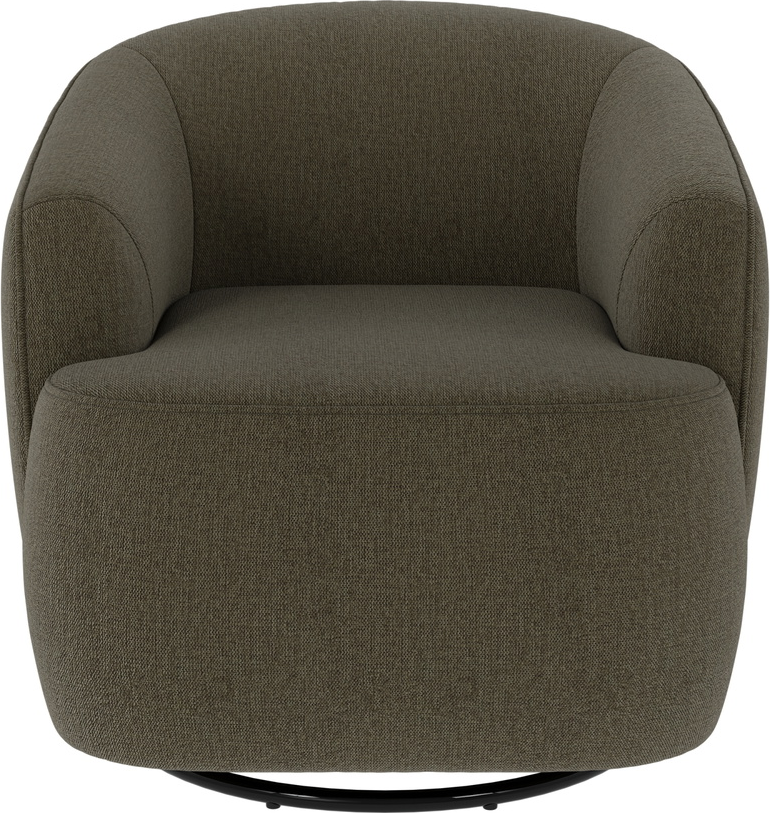 Loungestol Rowico Dermot 360 Drejestol Grøn Brenda Polyester Med Vingefunktion