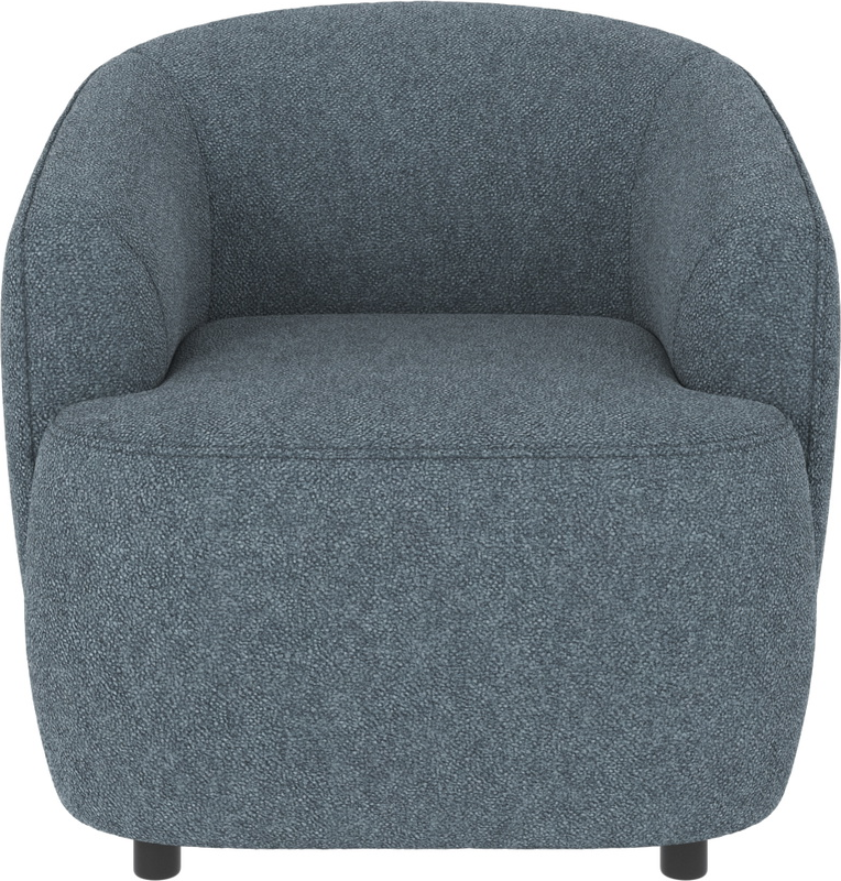 Loungestol Rowico Dermot Bobby Mellemblå Stof H77ã B85ã D90   Skandinavisk Design Fsc-mix