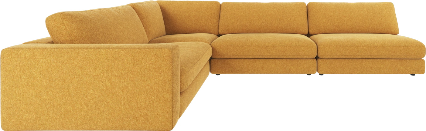 Rowico Duncan Hjørnesofa Gul Brenda Polyester Modulsofa 325ã 230ã 78