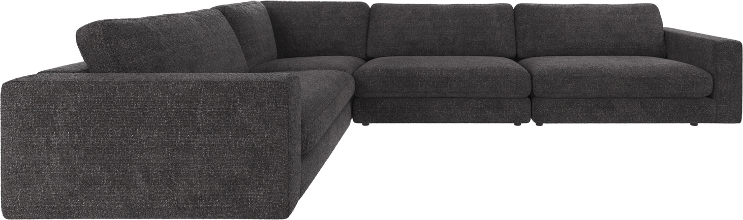 Rowico Duncan Hjørnesofa Modulsofa Mørkegrå Stof Robin 345x233   Fsc-mix Skandinavisk Design Nozag-koldskum