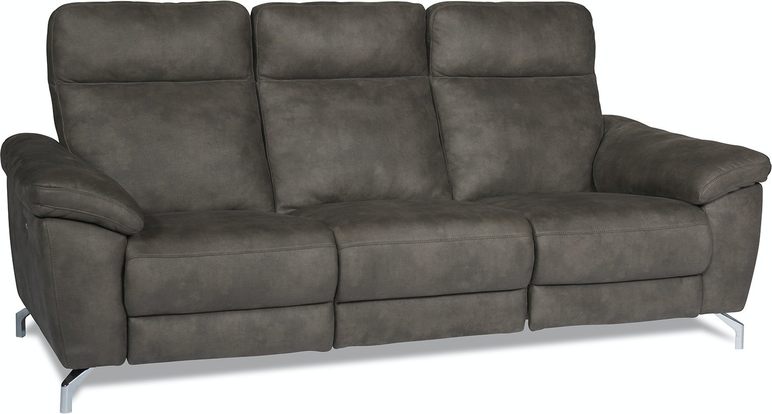 Elegant 2-personers sofa i grå-brun - perfekt til dit hjem!