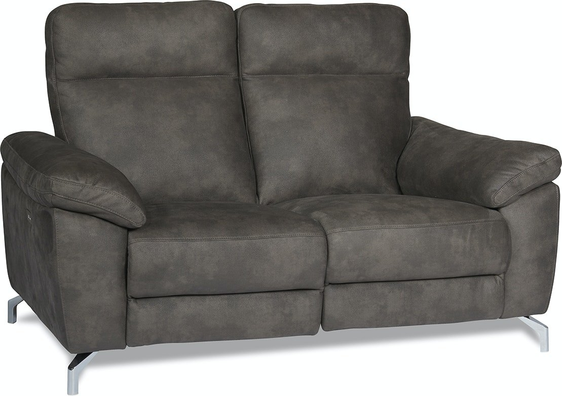 Edinburgh 2-personers sofa i grå/brun – Stilfuld komfort