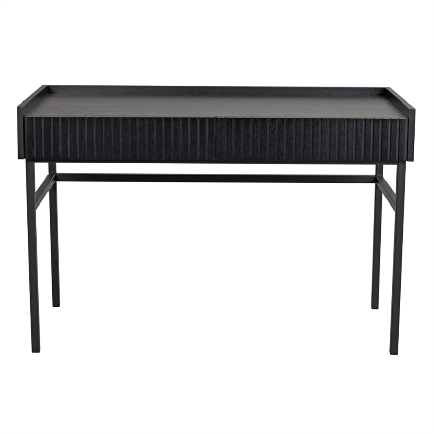 Rowico Home Halifax Sortlakeret Skrivebord 120     82     61     Møbelsalg