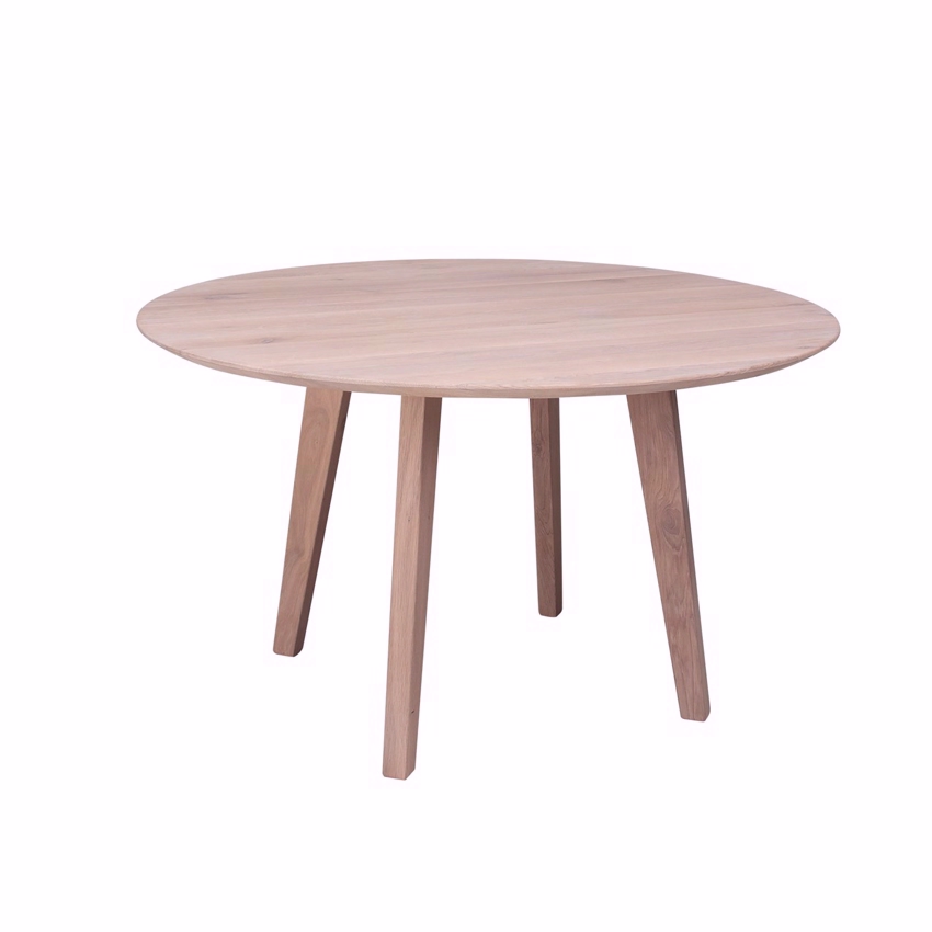 Wood   Nordic Rundt Plankebord   Hvidolie 150cm Rødovre 150     Møbelsalg