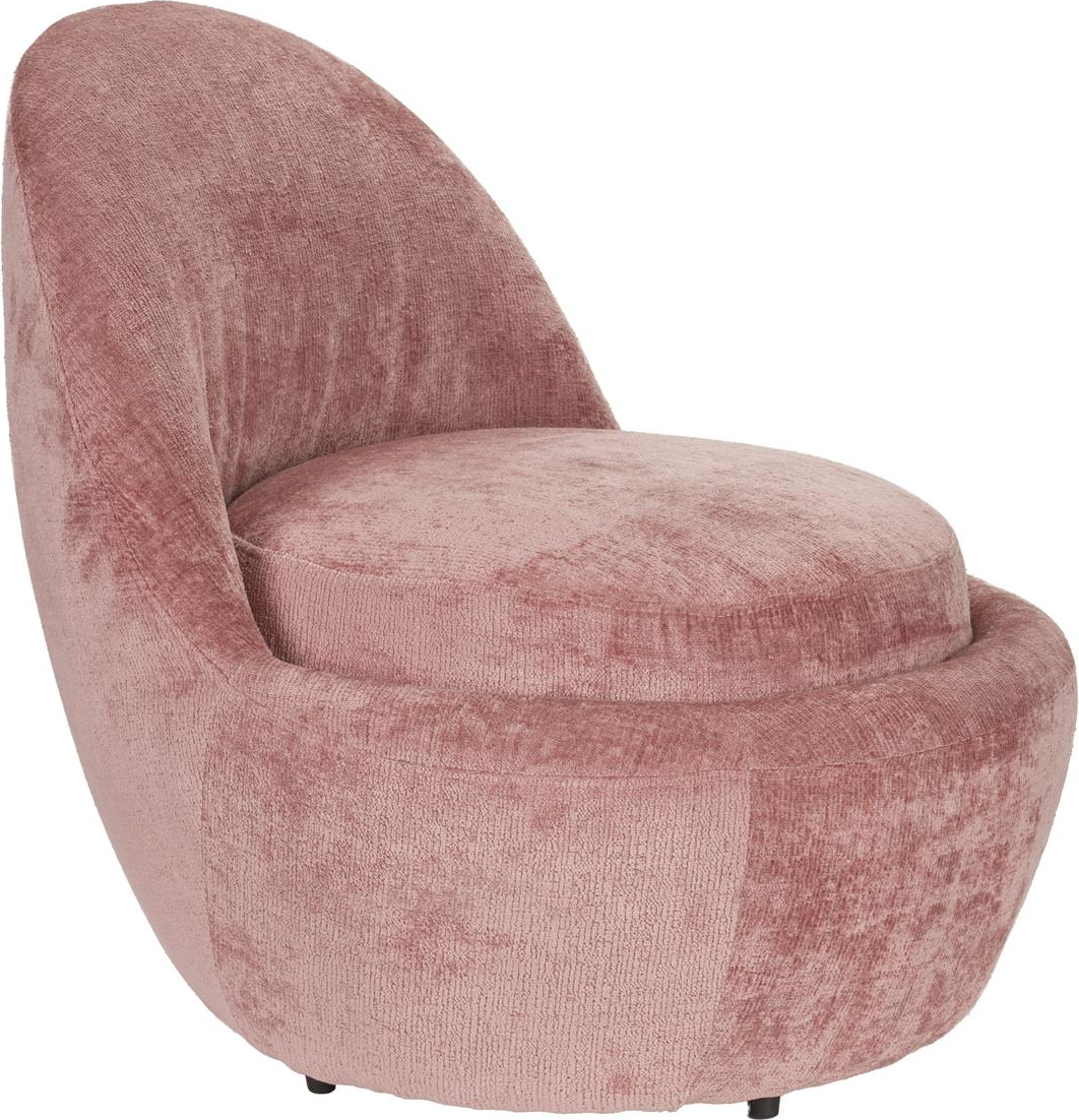 Elegant Loungestol Nash i Støvet Rosa fra Studio White