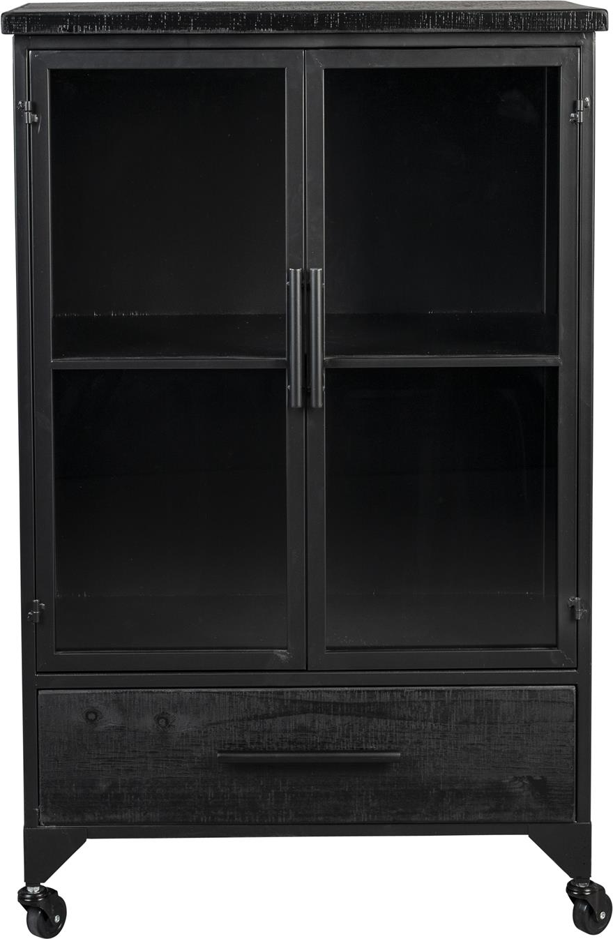 Højskab Studio White Ferre Kulsort H105xb65xd35 Granfinér