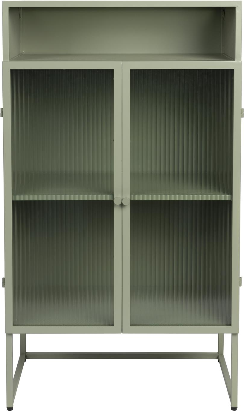 Vitrineskab Studio White Herbe Blygrå 35ã 60ã 105   Displayskab   Fiberplade   Metal