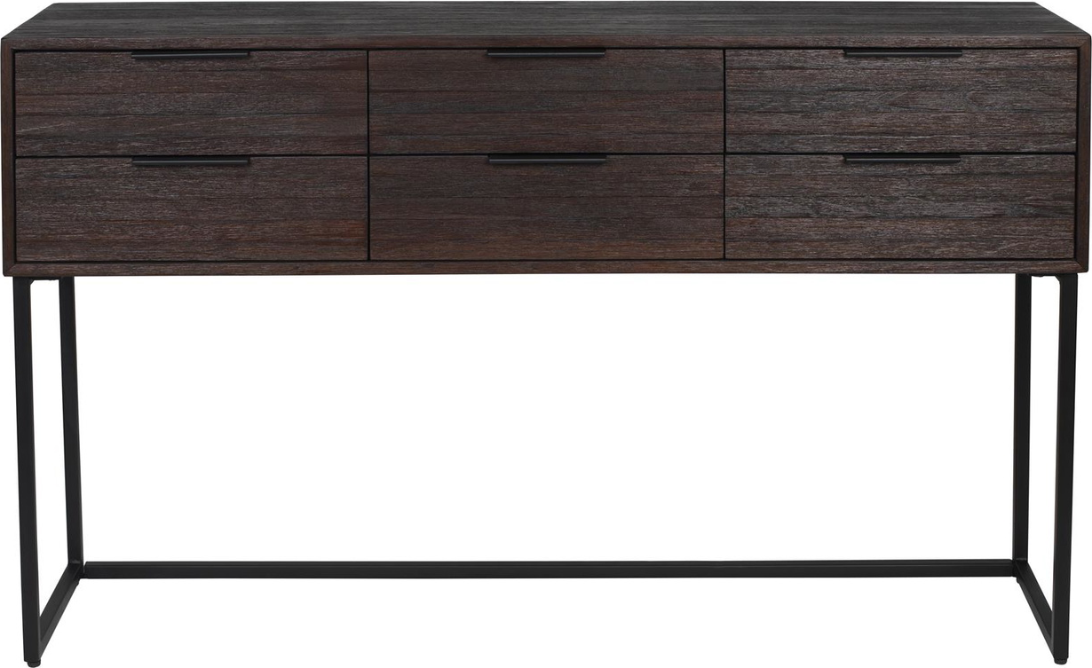 Skænk Studio White Webster   Genanvendt Teak   Antracit H82xb135xd35   Med   Skuffer