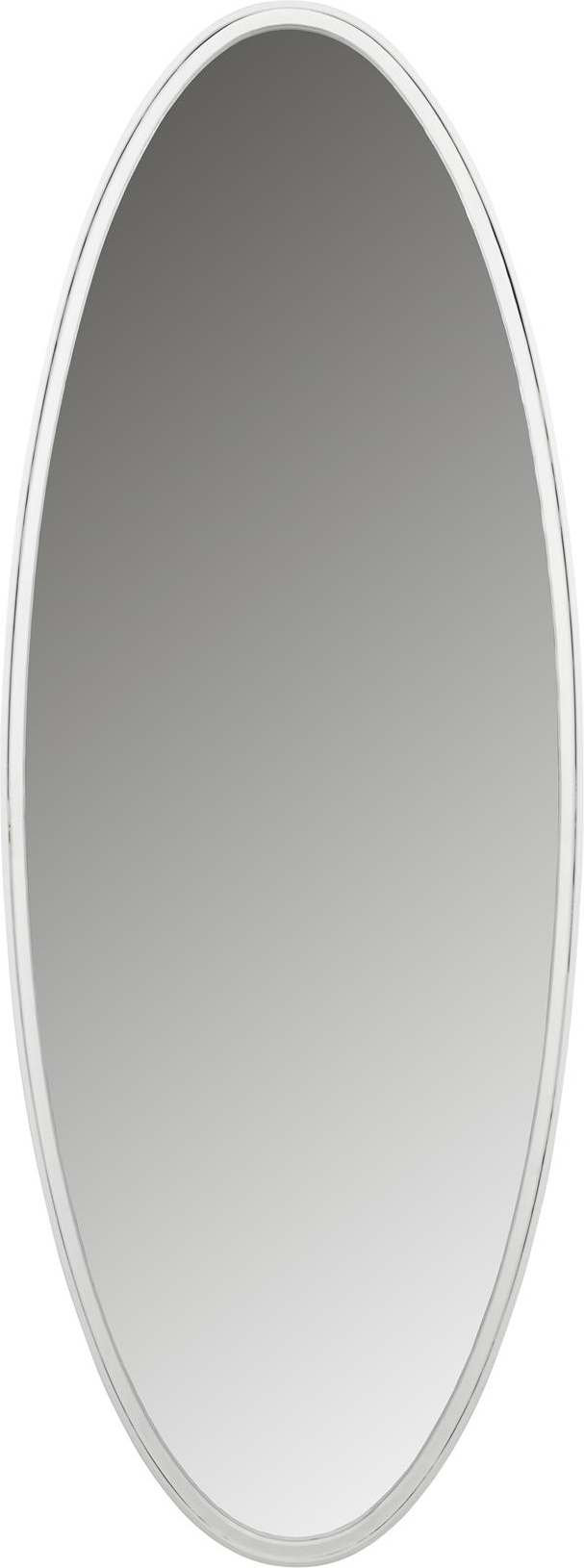 Vægspejl Studio White Miya Oval Hvid Jernramme 160x60