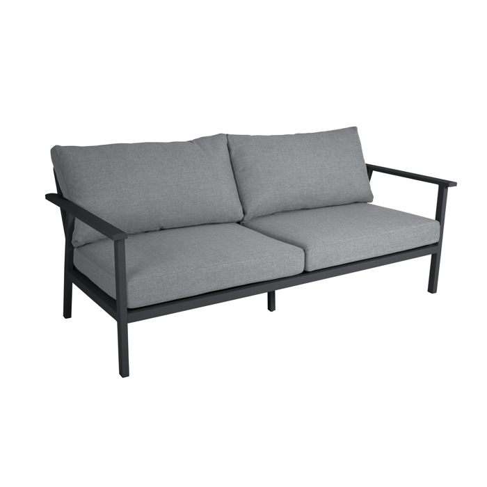 Samvaro Sofa Antracit Loungemøbler Brafab Enggården Havemøbler