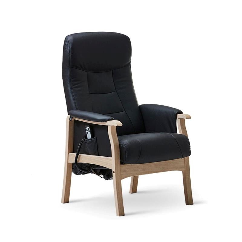 Comfort Living Sanne Lænestol Med Sædeløft Læder Small Møbelsalg