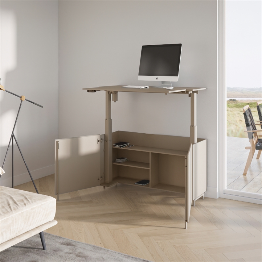 Norddesk Hideaway Lift  Clay   Møbelsalg