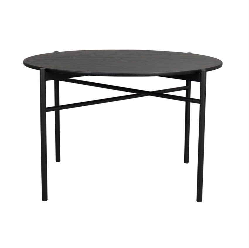 Rowico Home Skye Rundt Sort Spisebord   Quot  ø126 126     76     126     Møbelsalg