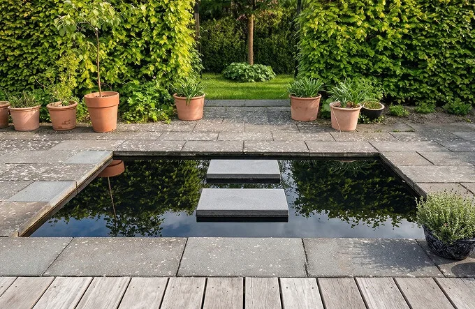 Spejlbassin       Corten Stål  160x80x10cm