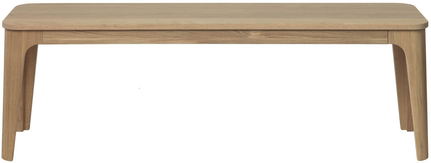 Entrébænk Amalfi fra Nordique Design - Hvidolieret 140 cm