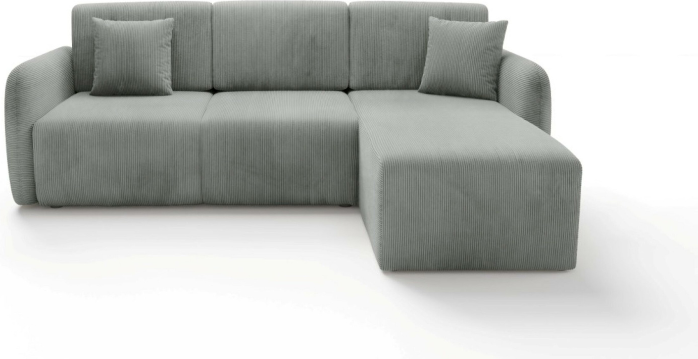Hjørnesofa Maison Vellé Sorella Loungesofa Sovesofa Poso 55 Stof Vendbar Sovefunktion 200x140 Opbevaring