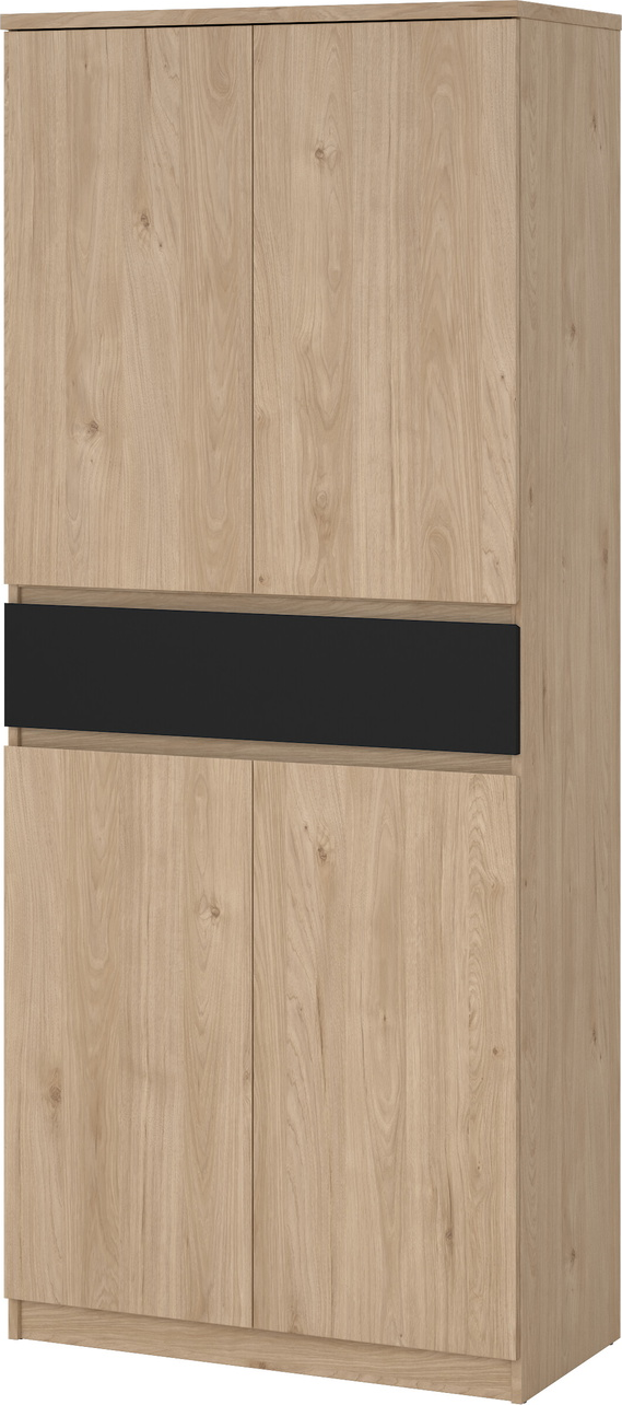 Skoskab Vesterholm Naia Jackson-hickory Matsort H192xb80xd40 Fsc Plads Til 30 Par Sko