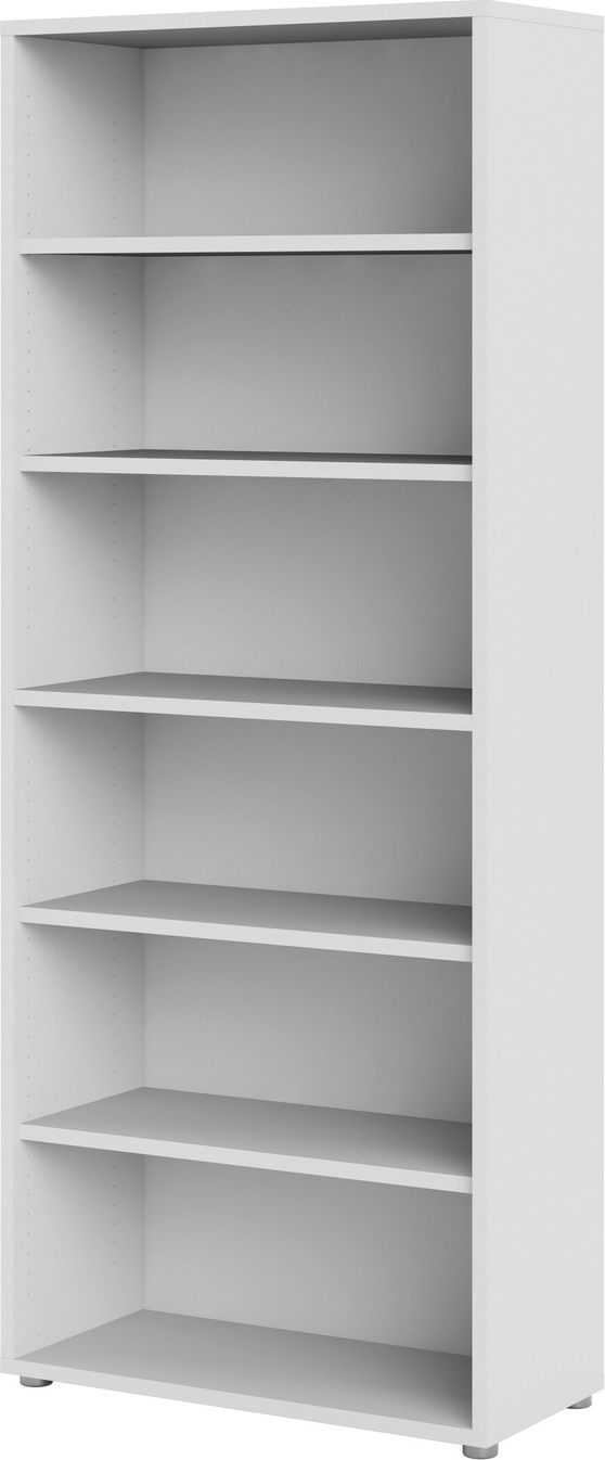 Bogreol Vesterholm Prima  Hvid Opbevaringsreol H221     B89     D40      Melamin