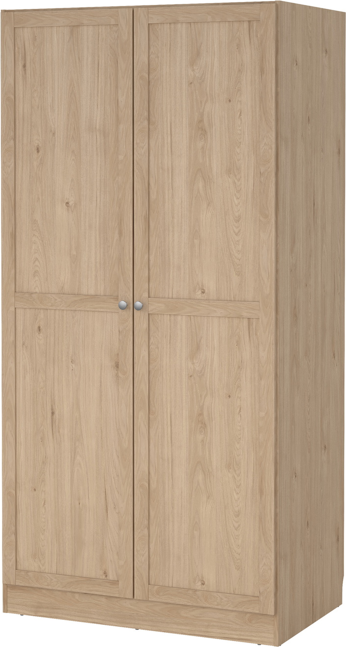 Garderobeskab Vesterholm Billund -dørs Jackson Hickory H200ã B98 5ã D61 Fsc