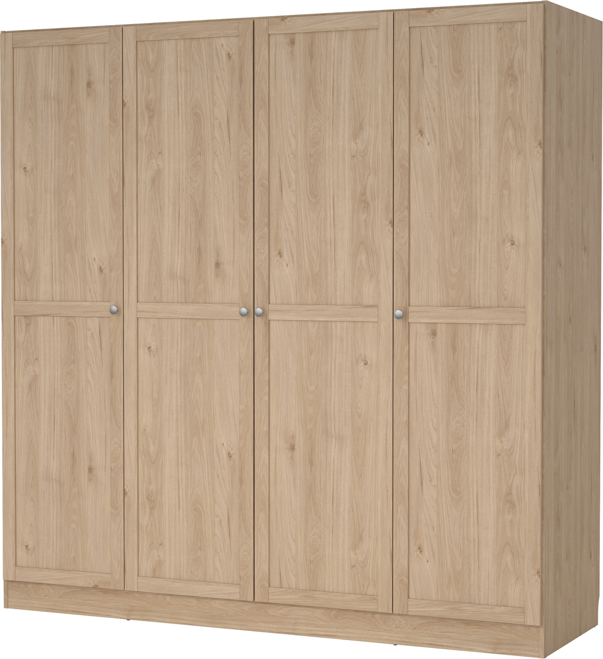 Garderobeskab Vesterholm Billund  -dørs Jackson Hickory  H200   B195     D61
