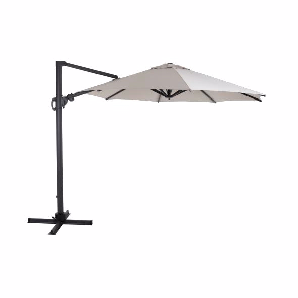 Varallo Parasol ø3 75m Sand Diverse   Haveparasol Brafab Enggården Havemøbler
