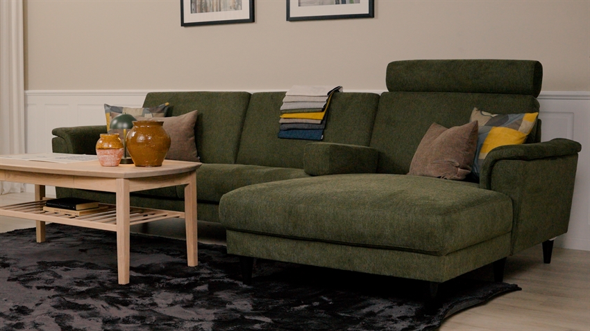 Nordic Design Vera Modul Sofa    Personers Sofa Med Chaiselong   Møbelsalg