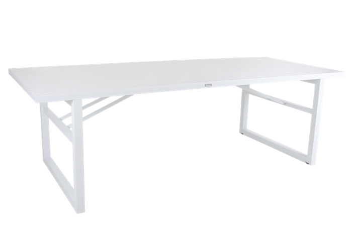 Vevi Hvidt Havebord 95x230 Havebord Brafab Enggården Havemøbler