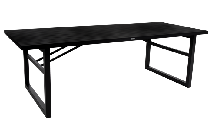 Vevi Sort Havebord 95x230 Havebord Brafab Enggården Havemøbler
