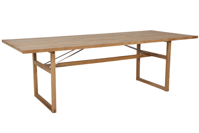 Vevi Teak Bord Havebord Brafab Enggården Havemøbler