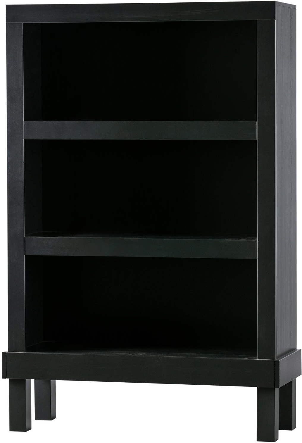 Vægreol Woood Bonk Fsc Fyrretræ  Mat Sort  H160ã B107ã D39      Hylder  åbent Design  Byggesæt