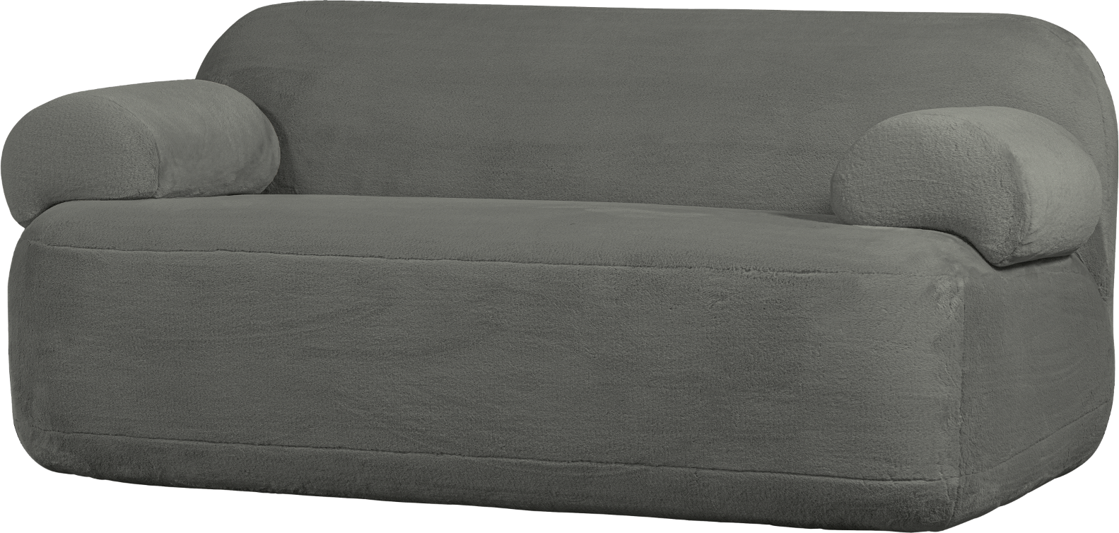 -personers Sofa Jolie Fra Woood Grøn Grå Polyester H80xb183xd95