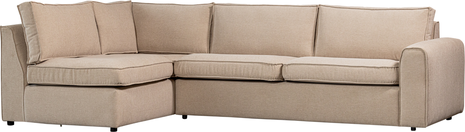 Venstrevendt Hjørnesofa Freek i Beige Polyester til Stuen