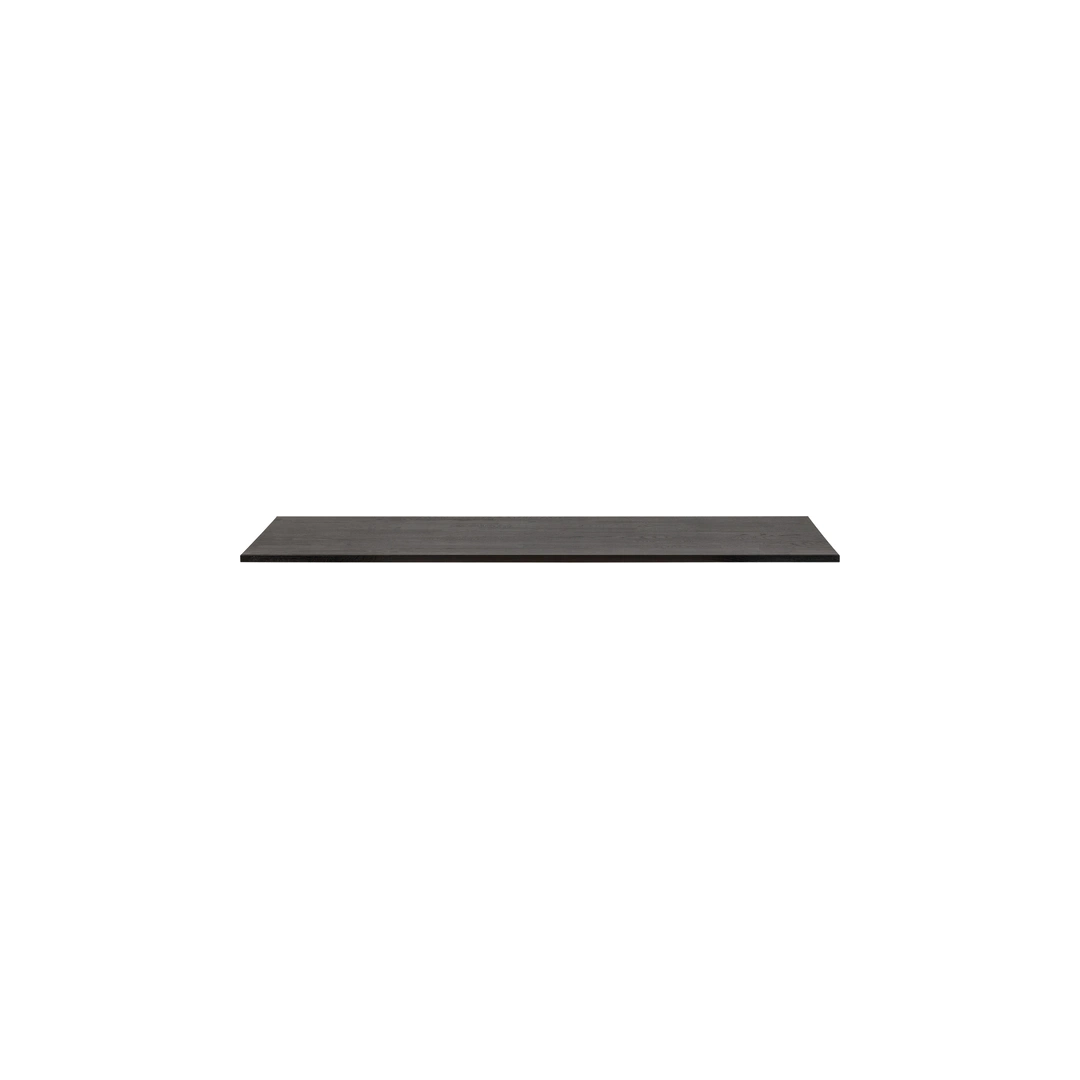 Bordplade Til Plankebord Woood Tablo Blacknight Sort Fsc-egetræ 220x90