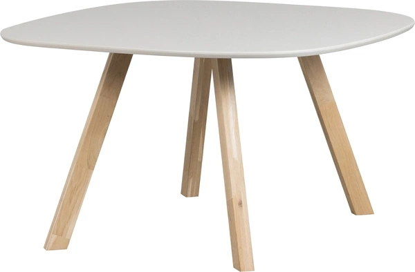 Spisebord Woood Tablo   Rundt ø130 H75   Fsc-certificeret Tågegrå Ask   Ubehandlet    Hvid Natur