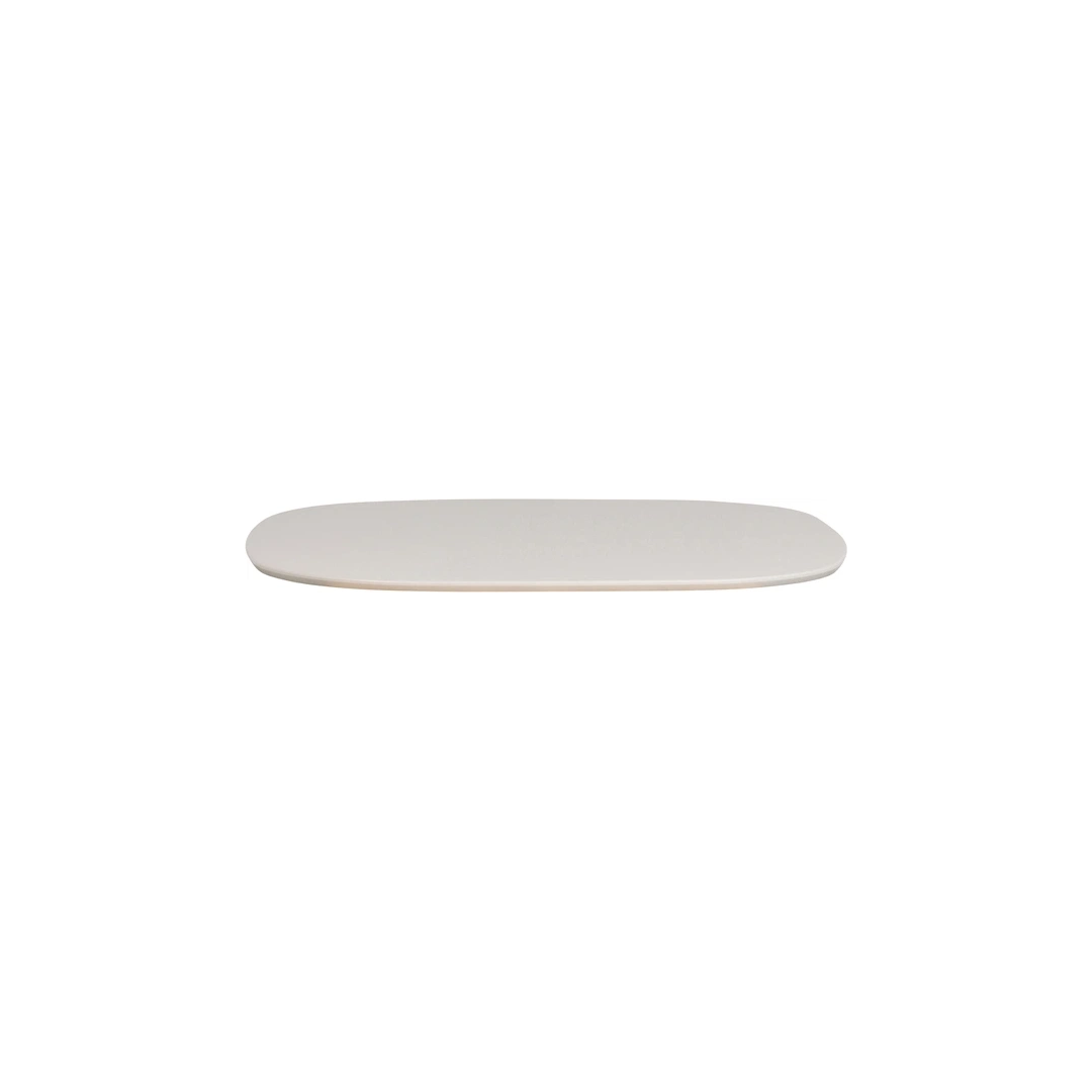 Oval Spisebordplade Woood Tablo ø130   H2     Fsc-ask Hvid