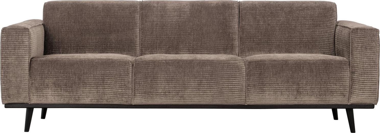 -personers Sofa Woood Statement  Ribstof Jacquard  Taupe  B230xd93xh77