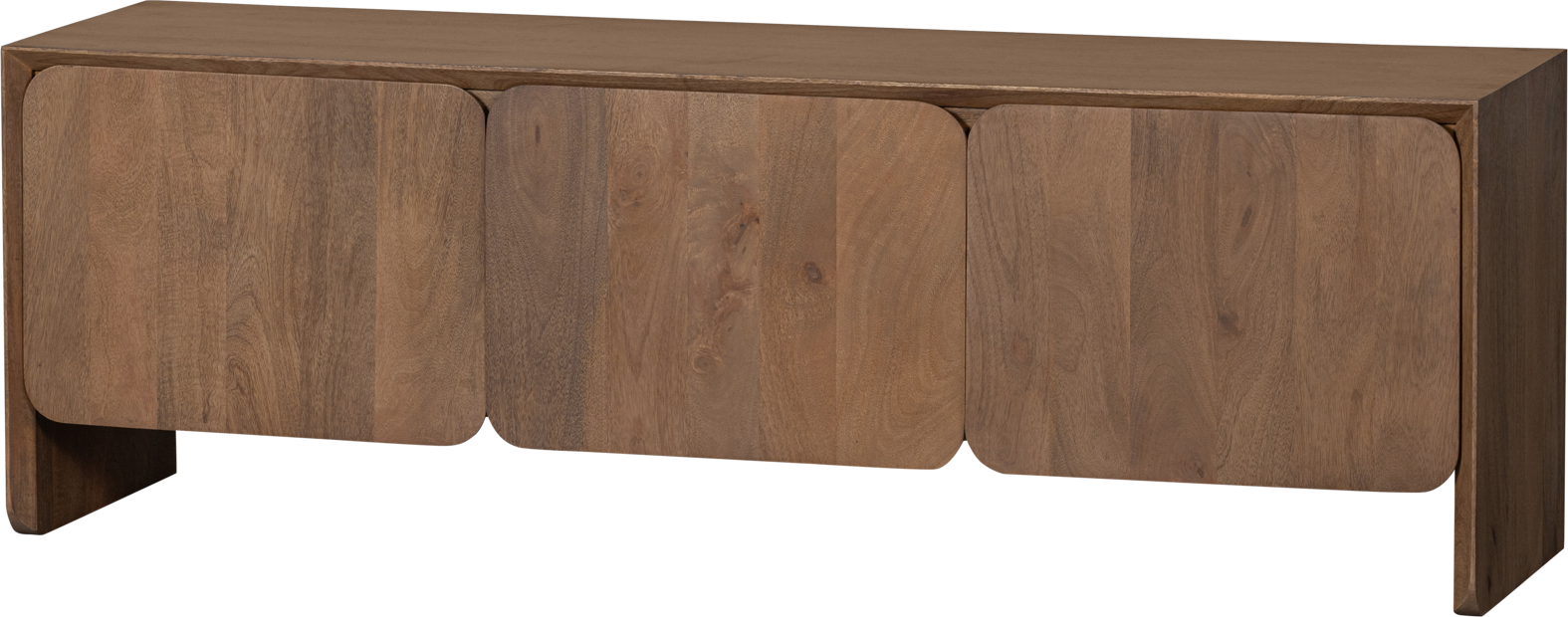 -   Mediebord Woood Collection Jerre   Naturfarvet Mangotræ Retro Design 150x40x50