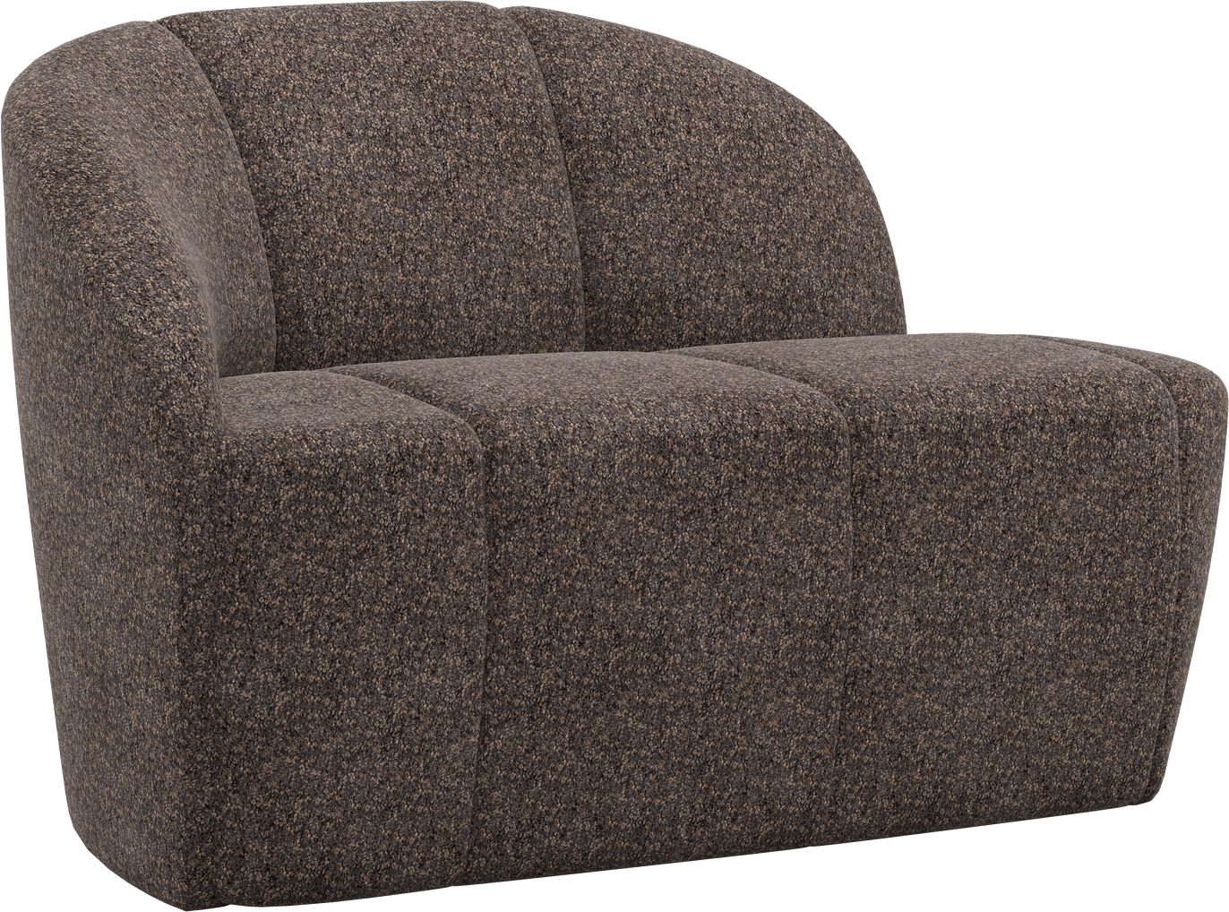 -personers Sofa Woood Mojo Modul Venstre Brun Chenille 100  Polyester 73x112x77