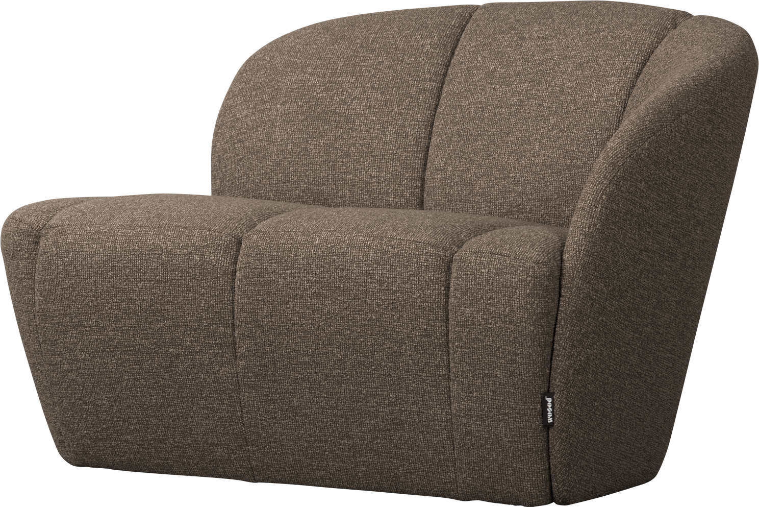 -personers Sofa Woood Mojo Beige Bouclé Højre 112x77