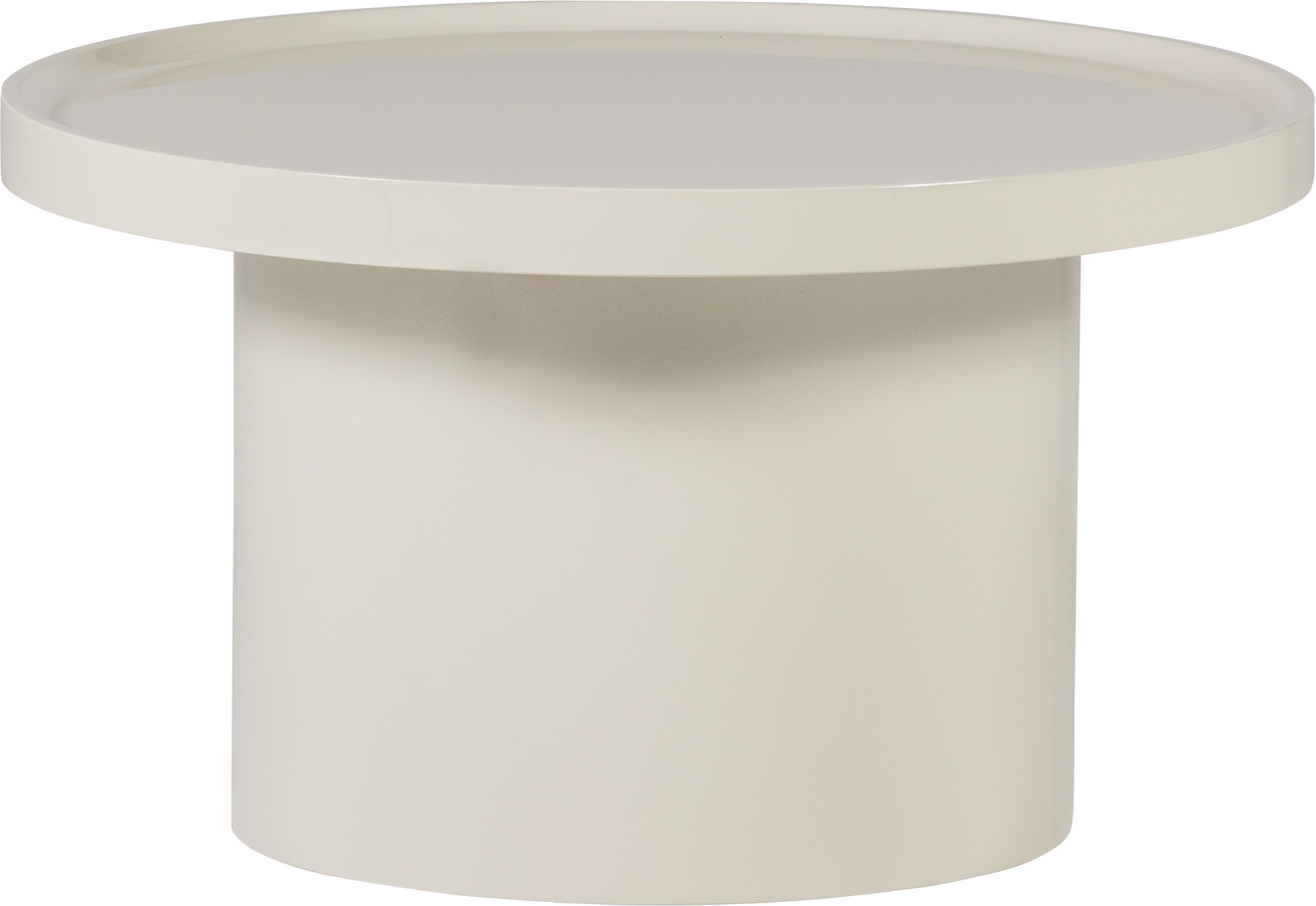Sofabord Woood Collection  Sand Højglans Mdf  Fsc-certificeret  Minimalistisk 70x70x40