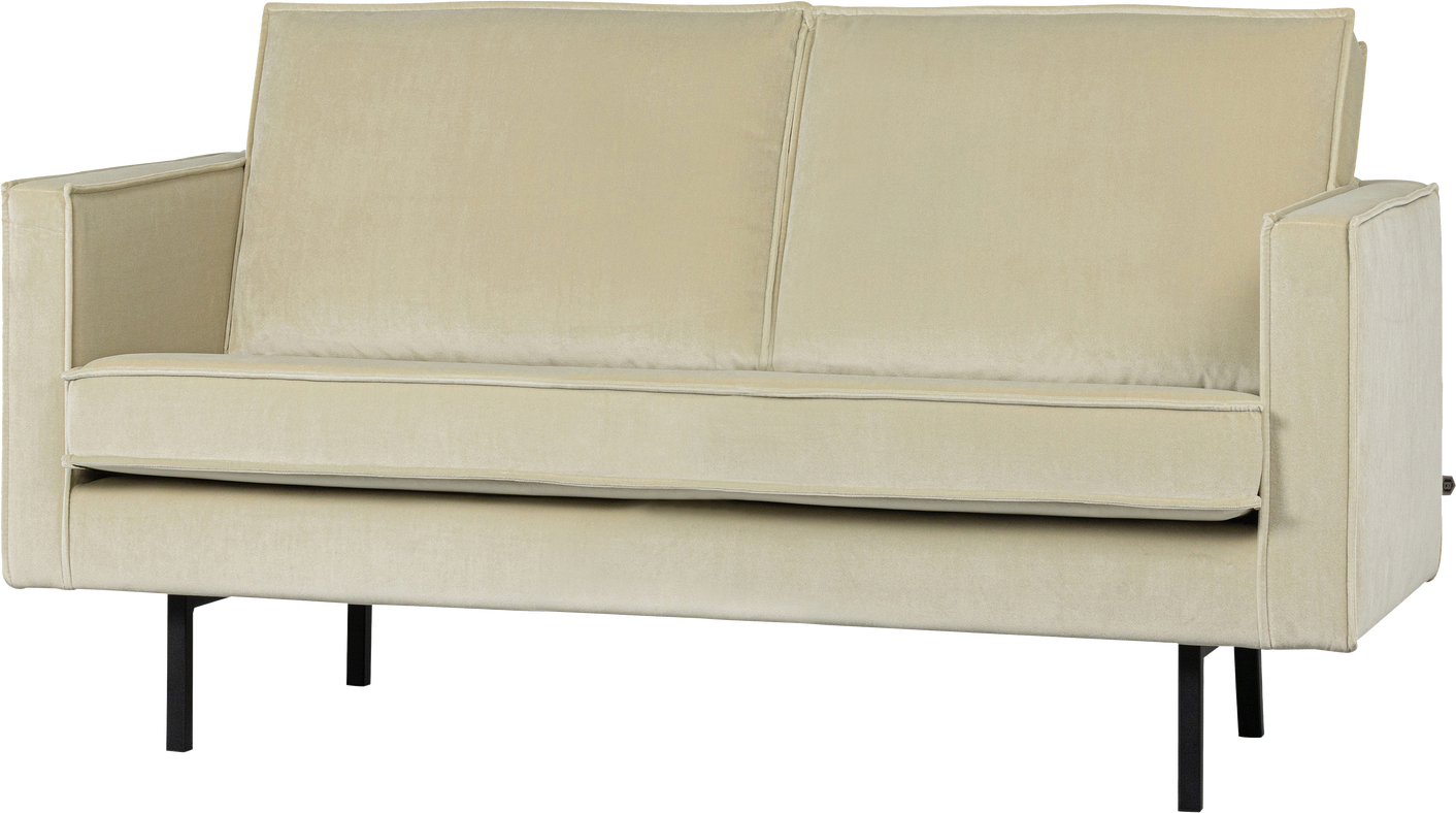 -personers Sofa Woood Rodeo Pistaciegrøn Velour  Kompakt 150    Højt Benstel