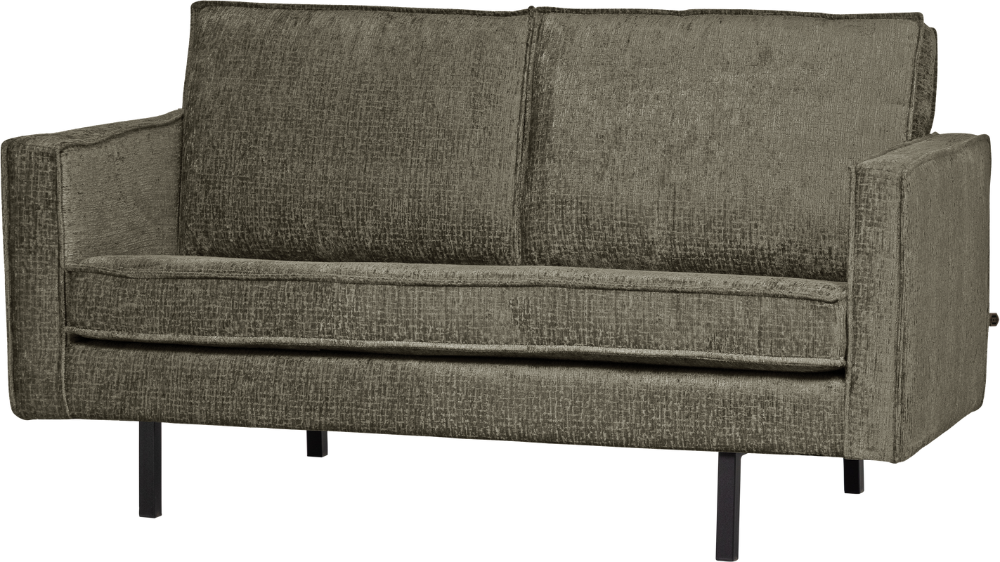 -personers Sofa Woood Rodeo Strukturvelour Frost  Kompakt B150    Slankt Højbenstel