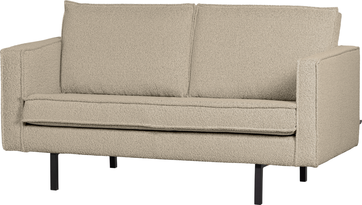 -personers Sofa Woood Rodeo  Beige Bouclé  150   Bred  Højt Benstel  Fast Siddekomfort