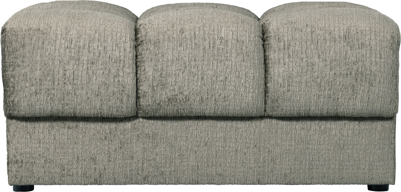 Sofapuf Woood Second Date Frost Velour H42ã B61ã L82   Interiørpuf